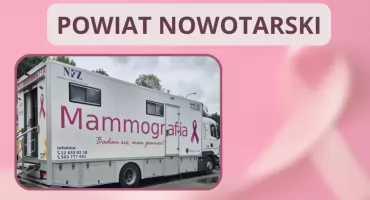 Bezpłatna mammografia dla kobiet 45–74 lata w gminach powiatu nowotarskiego