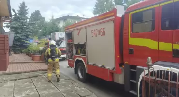 Pożar w Białym Dunajcu – szybka akcja strażaków uratowała dom