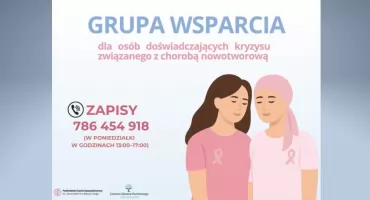 Grupa Wsparcia dla osób doświadczających kryzysu związanego z chorobą nowotworową