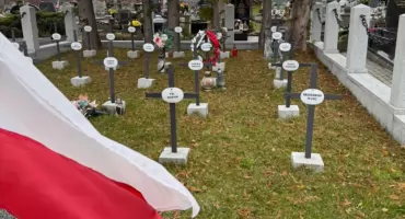 Bohaterowie walk o niepodległość spoczywają na cmentarzu w Nowym Targu