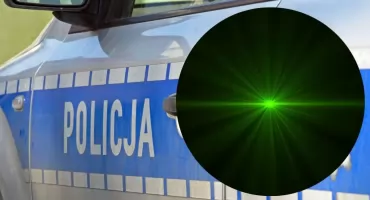 Laser skierowany w stronę samolotu podczas nocnych lotów szkoleniowych - ustalony sprawca