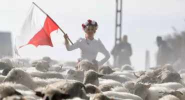 Jesienny redyk w Lipnicy Wielkiej na zakończenie sezonu pasterskiego