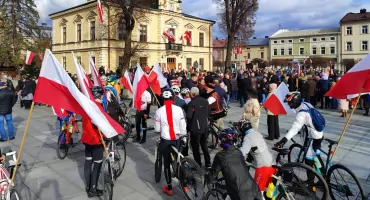 Rowerzyści z Orła Spytkowice oddali hołd bohaterom podczas rajdu niepodległościowego