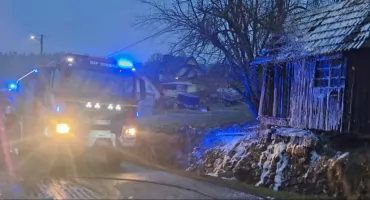 Pożar kuźni w Orawce