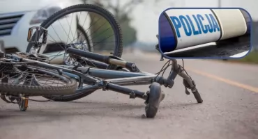 46-latek z Ukrainy jechał rowerem środkiem drogi mając ponad 1 promil alkoholu