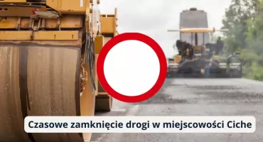 Utrudnienia w ruchu w miejscowości Ciche z powodu prac bitumicznych