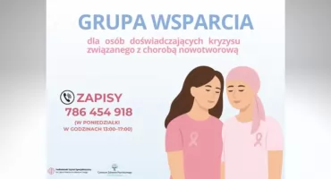 Grupa Wsparcia dla osób doświadczających kryzysu związanego z chorobą nowotworową