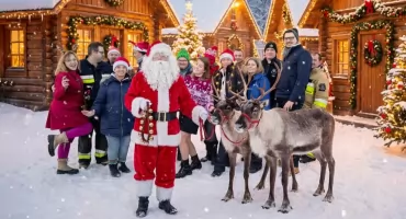 Mikołaj ze swoją świtą po raz trzeci w Rokicinach Podhalańskich