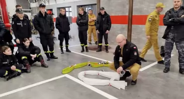 Praktyczne szkolenie kadetów w Zakopanem i poznawanie zasad działań w zadymionych strefach