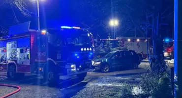 Strażacy z kilku jednostek gasili pożar budynku gospodarczego w Zakopanem