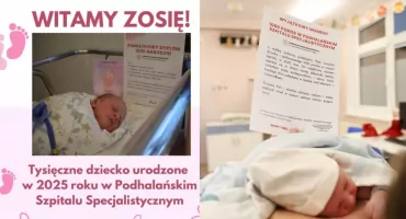 Podhalański Szpital Specjalistyczny przekroczył ważny próg porodów w 2025 roku