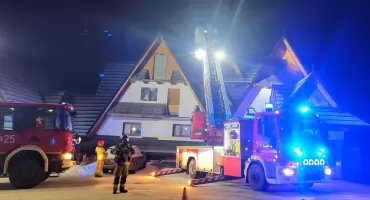 Dwie jednoczesne akcje strażaków z OSP Kościelisko