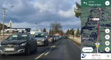 Chochołów zakorkowany przez dojazd do term. Kierowcy alarmują