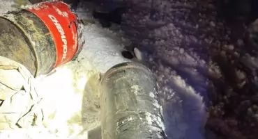 29-latek ranny po wybuchu podczas prac z butlą LPG w Pyzówce