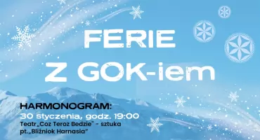 Ferie z GOK-iem 2026 w Poroninie pełne kulturalnych atrakcji