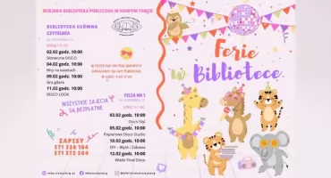 Ferie w Bibliotece w Nowym Targu – zabawa w rytmie disco