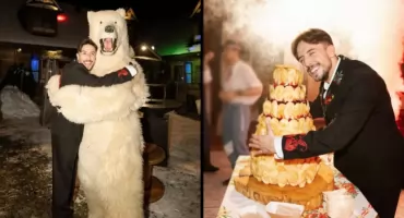 Oscypkowy tort, góralskie motywy i zabawa w stylu folk z okazji 30. urodzin Dawida Kwiatkowskiego