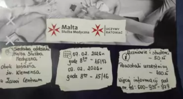 Rusza kolejna edycja kursu pierwszej pomocy organizowana przez Maltę Służbę Medyczną oddział Sucha Beskidzka