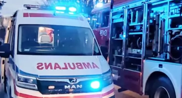 Trzy osoby ciężko ranne podczas porannego pożaru w Rabce-Zdroju