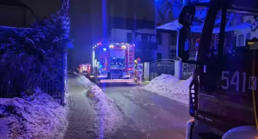 Pożar garażu w budynku mieszkalnym w Zakopanem