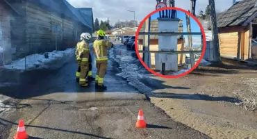 Akcja straży pożarnej i pogotowia energetycznego w Chochołowie