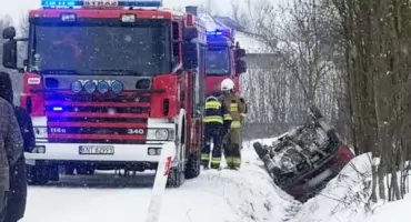 Groźne dachowanie w Trutem