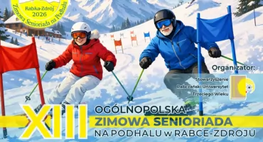 Slalom, biegi narciarskie i szachy. Seniorzy zmierzą się w wyjątkowych zawodach w Rabce-Zdroju