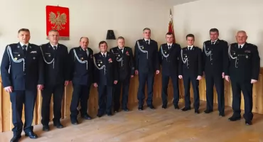 Strażacy z OSP Podczerwone podsumowali rok i wybrali władze na kolejną kadencję