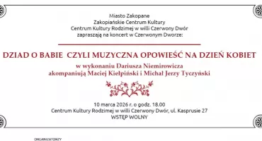 Muzyka klasyczna w Czerwonym Dworze. Koncert Dariusza Niemirowicza