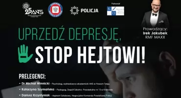 Zaproszenie na konferencję „Uprzedź depresję, stop hejtowi!” 