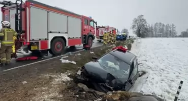 Groźny wypadek w Czarnym Dunajcu - cztery osoby ranne, w tym dzieci