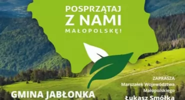 Gmina Jabłonka włącza się w akcję „Posprzątaj z nami Małopolskę”