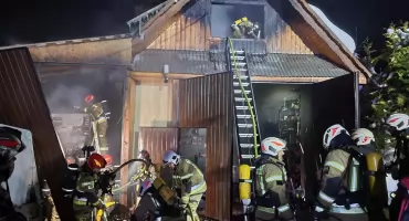 Strażak z Kościeliska poszkodowany w pożarze - apel o wsparcie dla Jaśka