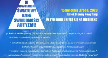 XI obchody Światowego Dnia Świadomości Autyzmu w Nowym Targu