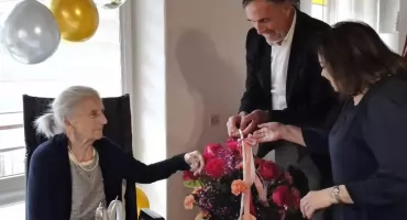 100 lat Pani Mieczysławy Salamon ze Szczawnicy