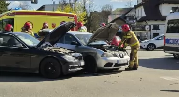 Zderzenie przy MCK w Nowym Targu. Są utrudnienia w ruchu