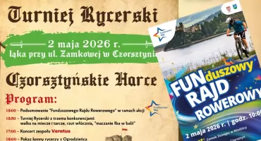 Rycerze, muzyka i rowery nad Jeziorem Czorsztyńskim. Majówka w Czorsztynie zapowiada się wyjątkowo