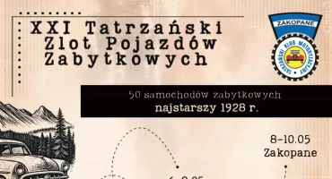 Klasyczne auta opanują dziś Zakopane. Finał 21. Zlotu Starych Samochodów już na Placu Niepodległości