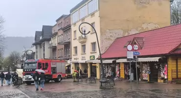 Strażacka interwencja na Krupówkach