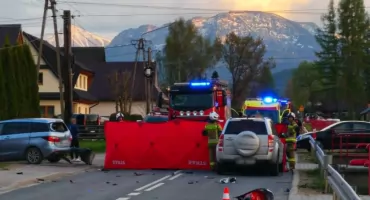 Tragiczny wypadek w Witowie - nie żyje młody motocyklista