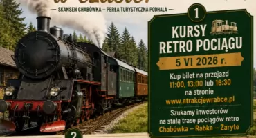 Piknik retro w Skansenie Chabówka już 5 czerwca - zabytkowy pociąg pojedzie trasą Chabówka – Rabka – Zaryte