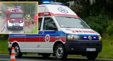 Tragiczny wypadek na Oleksówkach. Mężczyzna zmarł mimo reanimacji.