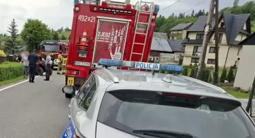 Quad wypadł z drogi. Kierowca trafił do szpitala