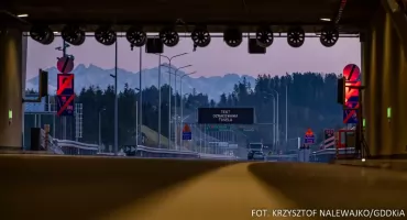 Nocne zamknięcia tunelu na zakopiance. Kierowcy pojadą objazdami