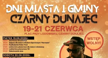 Trzy dni muzyki, sportu i folkloru - przed nami Dni Miasta i Gminy Czarny Dunajec