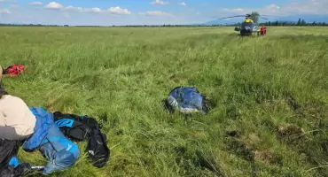 Paralotniarz spadł z około 50 metrów podczas zawodów w Baligówce. Na miejsce wezwano śmigłowiec LPR