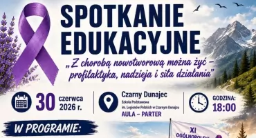 Spotkanie edukacyjne o profilaktyce nowotworowej w Czarnym Dunajcu