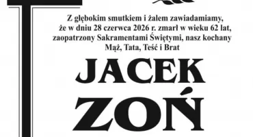 Zmarł Jacek Zoń - wieloletni dyrektor Szkoły Podstawowej w Dębnie