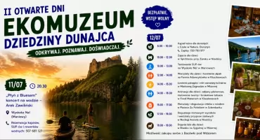 Darmowy weekend nad Dunajcem. Koncert na wodzie, alpaki i wyjątkowe warsztaty