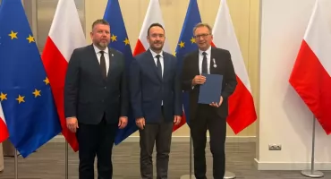 Wyróżnienie dla skarbnika z Lipnicy Wielkiej. Otrzymał prestiżową odznakę ministerialną
